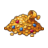 A dropped pile of loot
