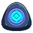 Return Stone glowing blue and violet after binding